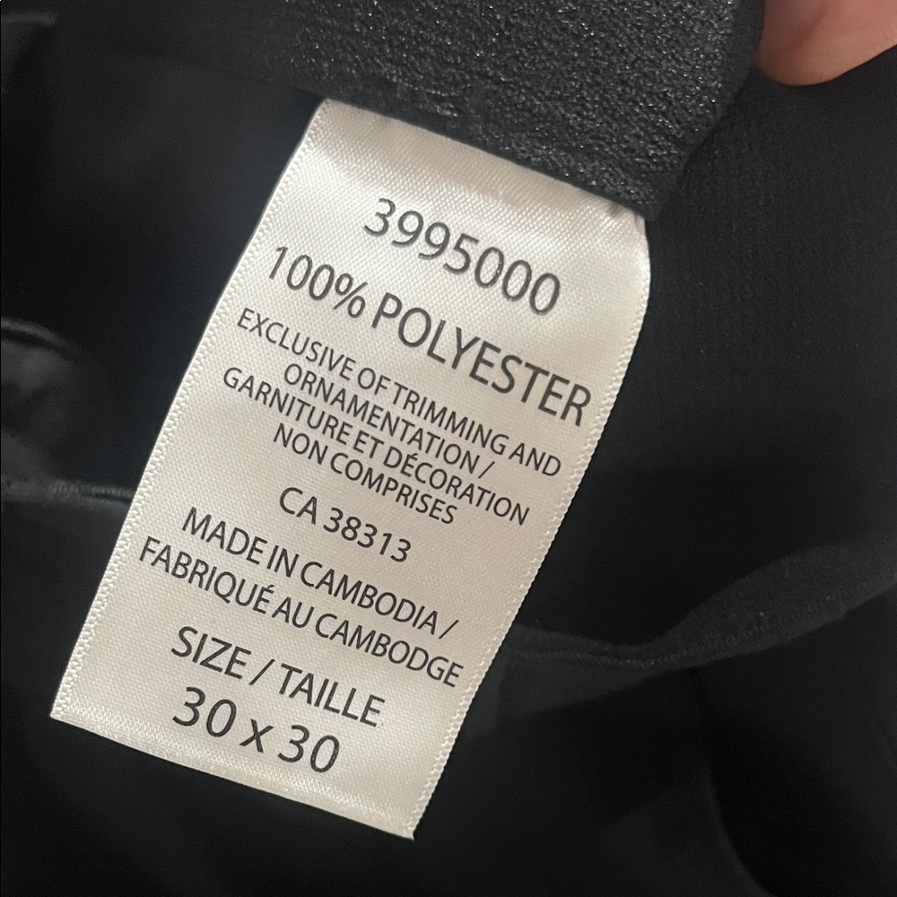 Cloudveil Sophisticated Men's Black Dress Trousers 30X30 - Picture 7 of 10